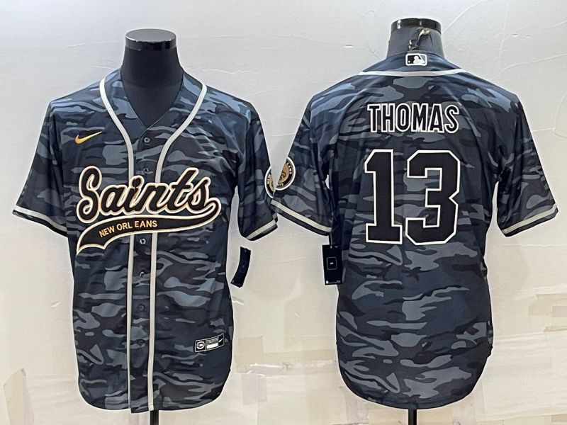 Men New Orleans Saints #13 Thomas Camo 2022 Nike Co branded NFL Jerseys